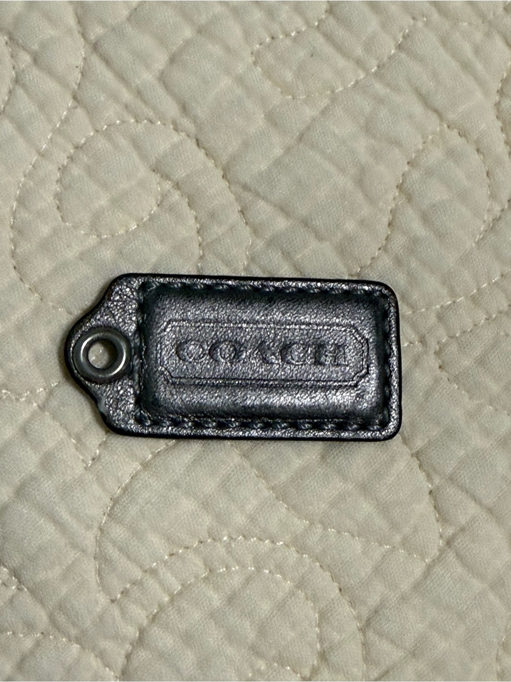 Coach Metallic Hang Tag!